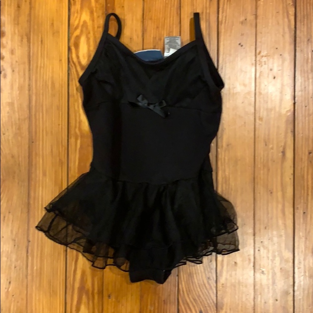 Black Leotard with attached tutu